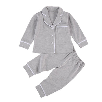 Classic Kids 2Pcs Cotton Long Sleeve Pajama Sets